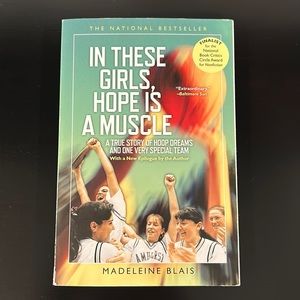 Paperback book: In These Girls, Hope Is A Muscle by Madeleine Blais. EUC📗📘📕📙